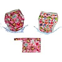 MARIPOSA | Bañador Pañal Bebé - Reutilizable Lavable y Ajustable - Pañales de Natación para Piscina y Mar para Niña de 0…